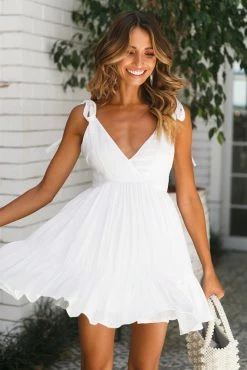 Hello Molly Back To Reality Dress White Day Dresses