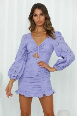 Cheap 🛒 Hello Molly Good Aura 👗 Dress Lavender 🤩 10 Hello Molly Good Aura Dress Lavender