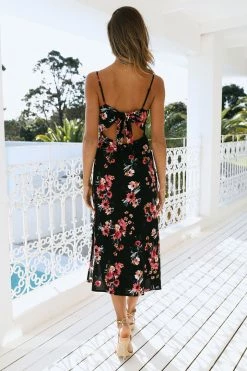 Hello Molly A Little More And More Midi Dress Black