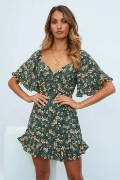 Wholesale ๐ฏ Hello Molly Wild Plans ๐ Dress Green ๐ 10 Hello Molly Wild Plans Dress Green