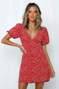 Hello Molly Kiss The Boys Dress Red Day Dresses