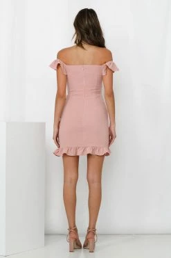 Bodycon Dresses HELLO MOLLY Winks And Kisses Dress Blush