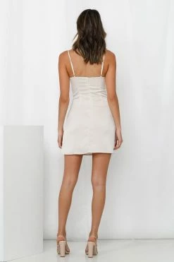 Hello Molly Lovers For Sure Dress Beige