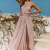Hello Molly Stop Motion Maxi Dress Mocha Day Dresses